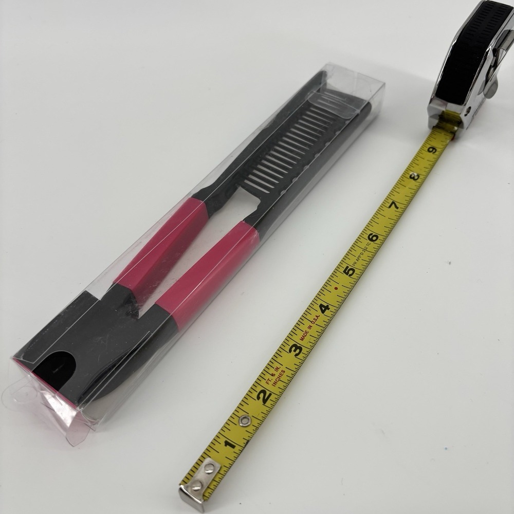 Hair Straightening Flat‎ Iron Comb for Knotty Hair Styling Pink New